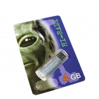 USB Flash Drive 4Gb Hi-Rali Corsair series Silver, HI-4GBCORSL