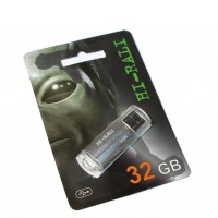 USB Flash Drive 32Gb Hi-Rali Corsair series Silver / HI-32GBCORSL