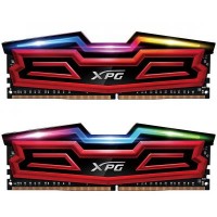 Модуль памяти для компьютера DDR4 16GB (2x8GB) 2666 MHz XPG Spectrix D40 Red ADATA (AX4U266638G16-DRS)