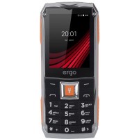 Мобильный телефон Ergo F246 Shield Black Orange