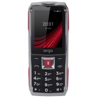 Мобильный телефон Ergo F246 Shield Black Red