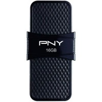 USB флеш накопитель PNY flash 16GB Duo Link Micro Black OTG USB 3.0 (P-FD16GOTGSLMB-GE)