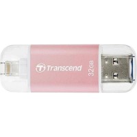 USB флеш накопитель Transcend 64GB JetDrive Go 300 Rose Gold USB 3.1/Lightning (TS64GJDG300R)