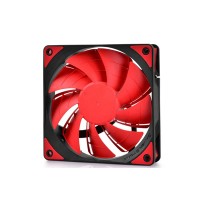 Вентилятор 120 mm Deepcool TF120 Red для корпуса GAMER STORM 120x120x26m, FDB, 500±200 -1800±10%об/мин, 17.6-31.3дБ