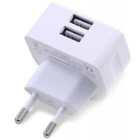 Зарядное устройство Remax 2хUSB 2.1A white (RMT7188-EU-WHITE)