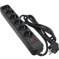 Сетевой фильтр питания PATRON 1.8 m3*1.5mm2 (SP-1662) 6 розеток BLACK (EXT-PN-SP-1662)