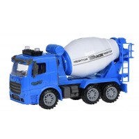 Спецтехника Same Toy инерционная Truck Бетономешалка синяя со светом и звуком (98-612AUt-1)