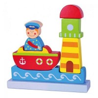 Развивающая игрушка Viga Toys Магнитный пазл Море (59704)