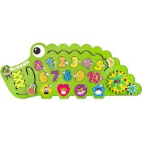 Развивающая игрушка Quokka Бизиборд Крокодил (QUOKA002AB)