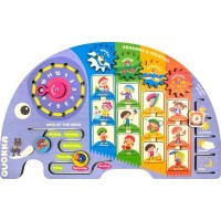 Развивающая игрушка Quokka Бизиборд Слон (QUOKA003AB)