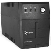 ИБП Ritar RTP625 (375W) Proxima-L, LED, AVR, 4st, 2xUNIVERSAL socket, 1x12V7Ah, plastik Case. Q4
