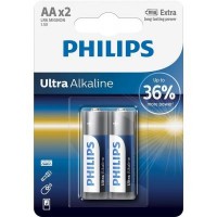 Батарейка PHILIPS LR06 PHILIPS Ultra Alkaline * 2 (LR6E2B/10)