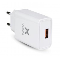 Зарядное устройство Vinga QC3.0 Quick Wall Charger 1xUSB 18W Max (VWCQAW)