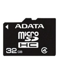 Карта памяти 32 Gb microSDHC, A-Data (AUSDH32GCL4-RA1)