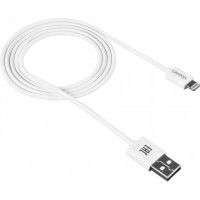 Кабель Canyon USB - Lightning 1м, White (CNE-CFI1W)
