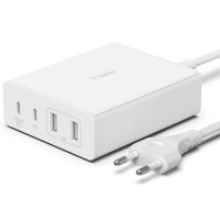 Зарядное устройство Belkin Home Charger 108W GAN Dual USB-С/USB-A (WCH010VFWH)
