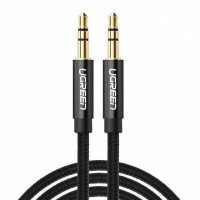 Кабель мультимедийный 3.5mm M to 3.5mm M 2.0m AV112 (Black) Ugreen (50363)