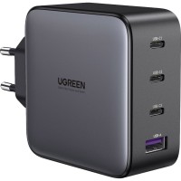 Зарядное устройство Ugreen 4xUSB 100W GAN (USB-A+3*USB-C) Tech Fast Charger CD226 Grey (90575)