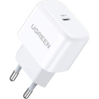 Зарядное устройство Ugreen CD241 Mini PD 20W Fast Charger (White) (10220)