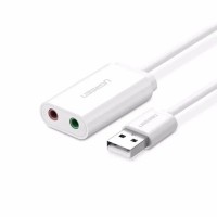 Звуковая плата Ugreen US205 white (30143)