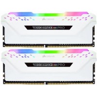 Модуль памяти для компьютера DDR4 16GB (2x8GB) 3200 MHz Vengeance RGB Pro White Corsair (CMW16GX4M2C3200C16W)