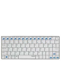 Клавиатура Rapoo Е6300 bluetooth, сверхтонкая для iPad, белая