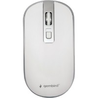 Мышка Gembird MUSW-4B-06-WS Wireless White-Silver (MUSW-4B-06-WS)