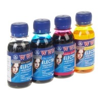 Комплект чернил WWM Epson Electra Black, Cyan, Magenta, Yellow, 100 мл (ELECTRA/SET.4-2)
