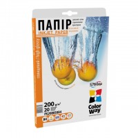 Бумага ColorWay глянцевая, 200 г/м2, A4, 50 л, картонная упаковка (PG200050A4)