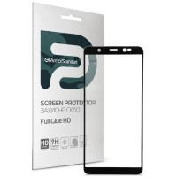 Стекло защитное Armorstandart Full Glue HD TECNO POP 4 (BС2) Black (ARM65103)