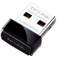 Сетевой адаптер USB TP-LINK TL-WN725N Wi-Fi 802.11g/n 150Mb, USB 2.0, миниатюрный