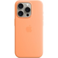 Чехол для мобильного телефона Apple iPhone 15 Pro Silicone Case with MagSafe Orange Sorbet (MT1H3ZM/A)