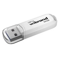 USB флеш накопитель Wibrand 64GB Marten White USB 3.2 Gen 1 (USB 3.0) (WI3.2/MA64P10W)