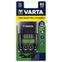 Зарядное устройство для аккумуляторов Varta Value USB Quattro Charger pro 4x AA/AAA (57652101401)