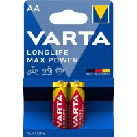 Батарейка Varta AA Longlife Max Power щелочная * 2 (04706101412)
