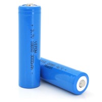 Аккумулятор 18650 3000mAh, TipTop, 3.7V, Blue Vipow (ICR18650-3000mAhTT)