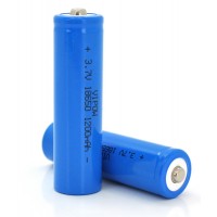 Аккумулятор 18650 1200mAh, TipTop, 3.7V, Blue Vipow (ICR18650-1200mAhTT)