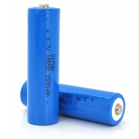 Аккумулятор 18650 1500mAh, TipTop, 3.7V, Blue Vipow (ICR18650-1500mAhTT)