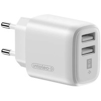 Зарядное устройство Intaleo 12W Fast Charge 2USB 2.4A white (1283126578281)