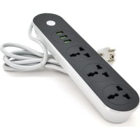 Сетевой фильтр питания Voltronic TВ-Т56, 3роз, 3*USB Black (ТВ-Т56-Black)