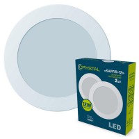 Светильник CRYSTAL SAPFIR-12W 4000K 2шт. (DNL-003)