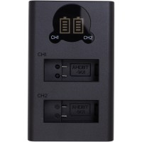 Зарядное устройство для фото PowerPlant GoPro DL-AHDBT901 with display 2 slots (CH980352)