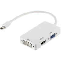 Порт-репликатор PowerPlant mini Display Port — HDMI, DVI, VGA (3 в 1) (CA910946)