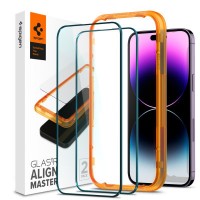 Стекло защитное Spigen Apple Iphone 14 Pro Max Glas tR Align Master FC (2 Pack), Blac (AGL05204)