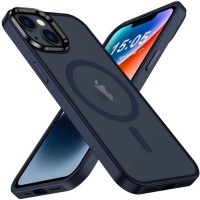 Чехол для мобильного телефона 2E Basic Apple iPhone 15 Plus Soft Touch MagSafe Cover Dark Blue (2E-IPH-15PRM-OCLS-DL)