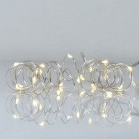 Гирлянда YES! Fun Нить на медной проволоке 20 LED Тепло-белая 2 м Статичная На батарейках (975020)