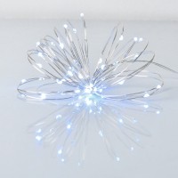 Гирлянда YES! Fun Нить на медной проволоке 40 LED Холодно-белая 4 м Статичная на Батарейках (975028)