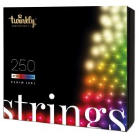 Гирлянда Twinkly Smart LED Strings RGBW 250, BT + WiFi, Gen II, IP44, кабель (TWS250SPP-TEU)