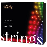 Гирлянда Twinkly Smart LED Strings RGB 400, BT + WiFi, Gen II, IP44 кабель че (TWS400STP-BEU)