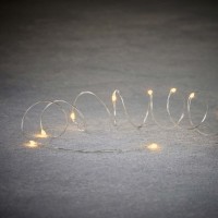 Гирлянда Luca Lighting Струна серебряная 18 м теплый белый (8718861853261)